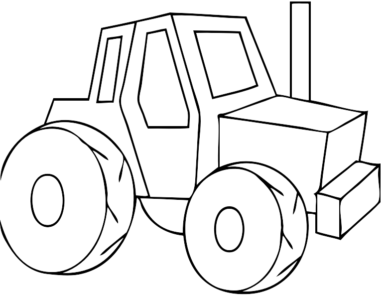 14 Disegni Di Trattori Da Colorare Per Bambini