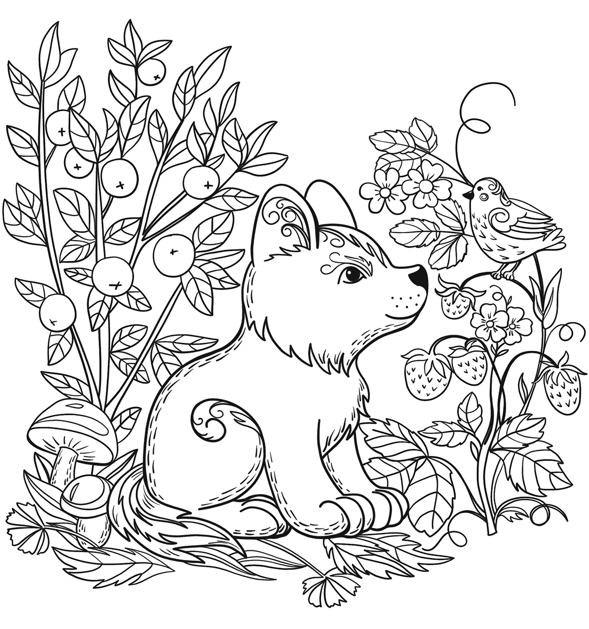 47 Disegni Cani Simpatici E Divertenti Da Colorare