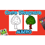 Come disegnare un albero - Tutorial disegno facile