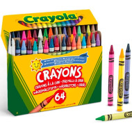 CRAYOLA Pastelli a Cera, Confezione da 64 crayon