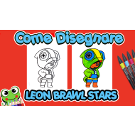 Disegnare Leon di Brawl Stars
