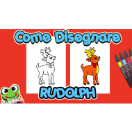 Come Disegnare Rudolph: La Renna di Babbo Natale