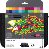 Winsor & Newton Promarker 24 Astuccio Student Set - Pennarelli Professionali