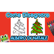 Come disegnare un Albero di Natale con Addobbi