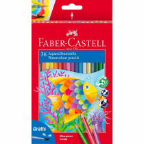 Faber-Castell 114437 - Set di Matite Colorate Classic Colour Acquarellabili, 36 pezzi