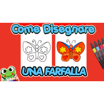 Come disegnare una Farfalla facilmente