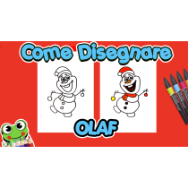 Come Disegnare Olaf il Pupazzo di Neve