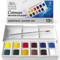 Winsor & Newton acquerelli, Set Da 13 Pezzi
