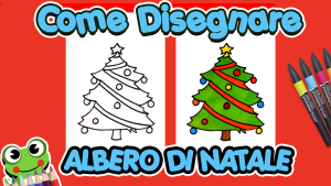 Come disegnare un Albero di Natale con Addobbi