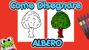 Come disegnare un albero - Tutorial disegno facile