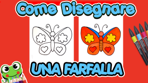 Come disegnare una Farfalla facilmente