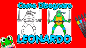 Come Disegnare Leonardo - Tartarughe Ninja